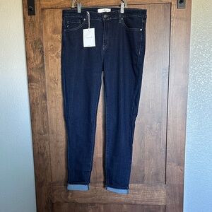 KanCan Dark Blue Ankle Jeans